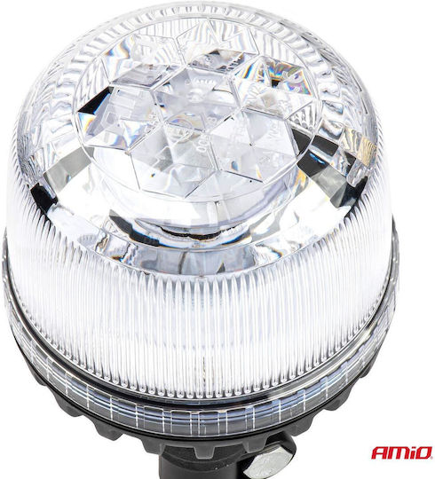 AMiO Φάρος Αυτοκινήτου LED 12 / 24V 20.1cm - Λευκό / Πορτοκαλί