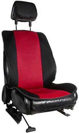 Auto Gs Car Seat Back 2pcs Alcantara Red