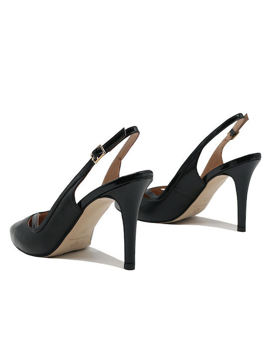 Mourtzi Black Heels