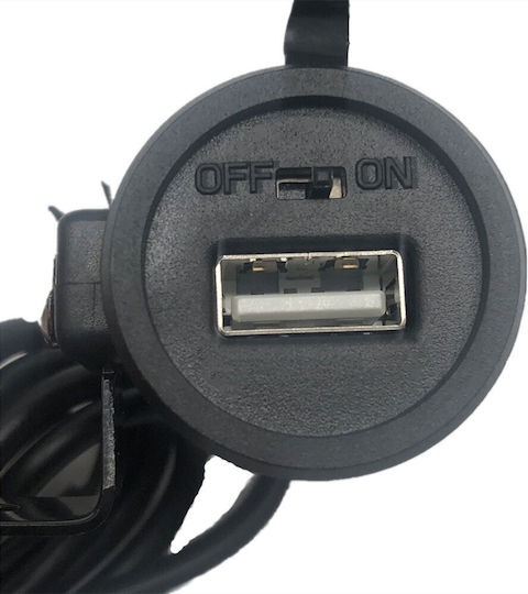 Waterproof Motorcycle Charger with Port: 1xUSB