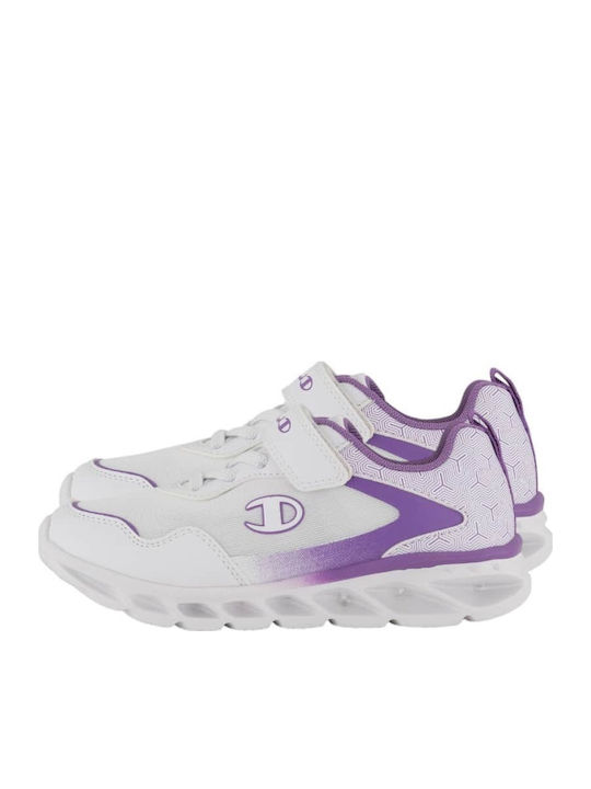 Wave 2 Kinder Sneakers mit Klettverschluss & Lichtern Lila