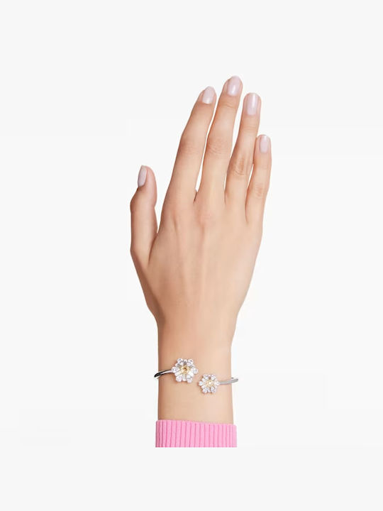 Swarovski Γυναικείο Βραχιόλι Χειροπέδα από Ατσάλι 17.3cm