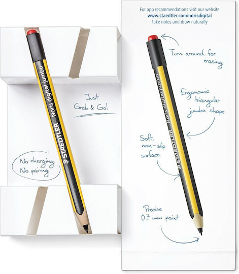 Staedtler Noris Digital Jumbo Digital Touch Stylus Black, Yellow 180J 22
