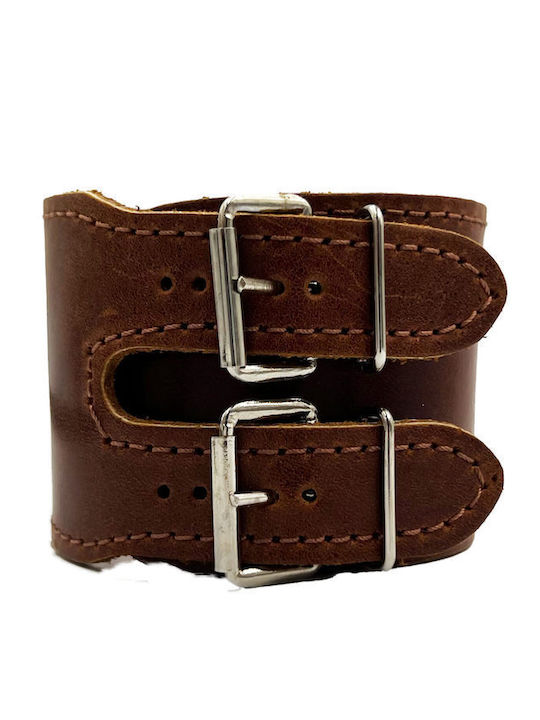 ByLeather Ανδρικό Βραχιόλι με Όνομα από Δέρμα 5cm