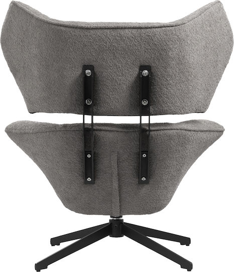Bryll Armchair Swivel Gray 86x90x97cm