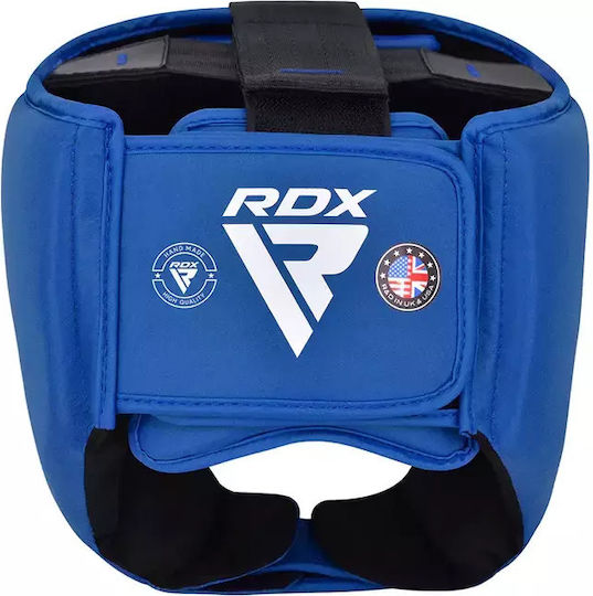 RDX Adult Full Face Boxing Headgear Synthetic Leather Blue