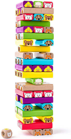 Επιτραπέζιο Παιχνίδι Sammy Tower With Animals 3+ Ετών Woodyland
