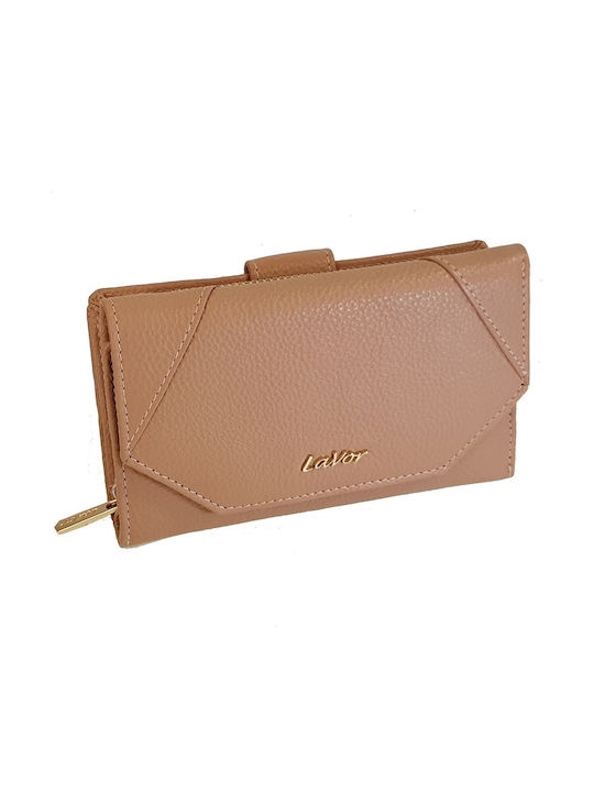 Lavor Leather Women's Wallet with RFID Beige