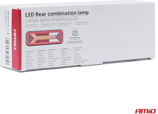 AMiO Trailer Lights Set LED 12V 1Stück
