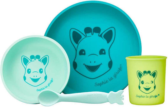 Sophie La Girafe Feeding Set made of Silicone for 6+ months