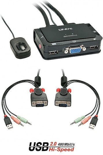 Lindy KVM & Data Switch 42342