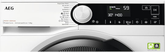 AEG Πλυντήριο Ρούχων 8kg με Τεχνολογία Ατμού 1400 Στροφών LFR83844VE