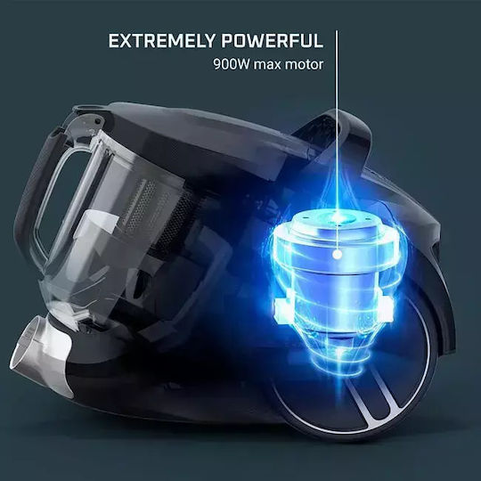Rowenta Compact Power Xxl Aspirator 900W cu bol 2.5lt Neagră
