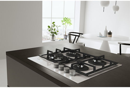 Whirlpool Erdgas-Kochfeld Autonom 59x51εκ. Weiß