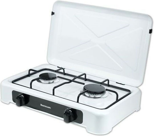 Ravanson Countertop Burner Flüssiggas Double Weiß