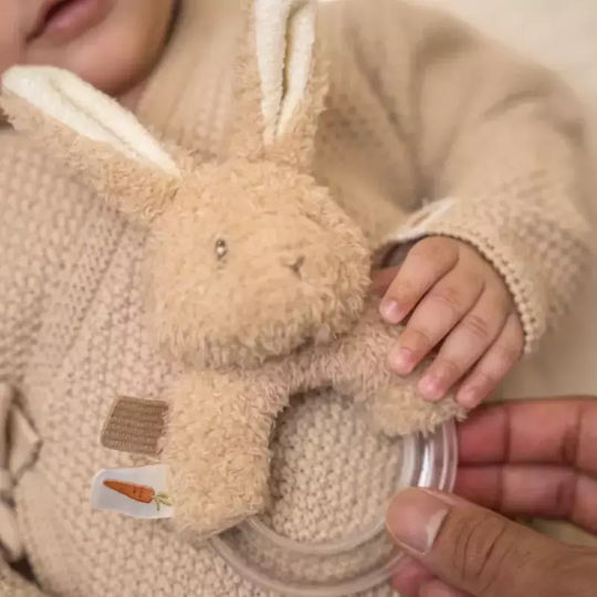Little Dutch Κουδουνίστρα Baby Bunny για Νεογέννητα