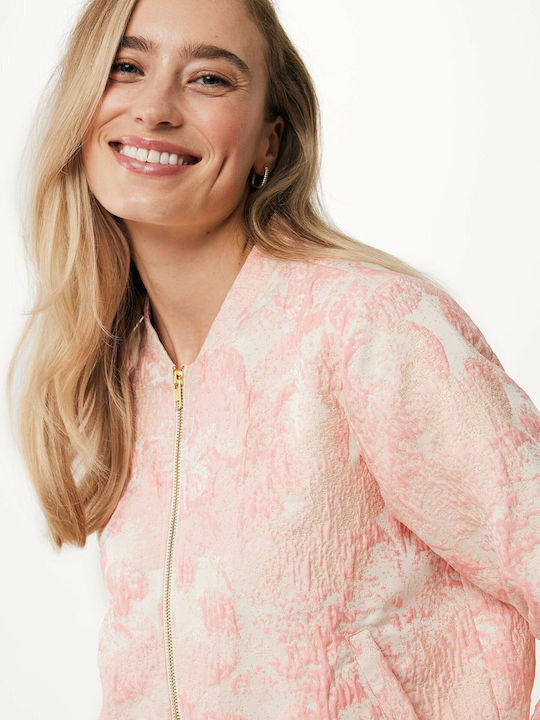 Κοντό Γυναικείο Bomber Jacket Coral