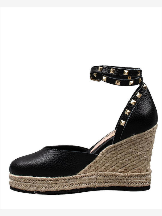 Women's Platform Espadrilles Black