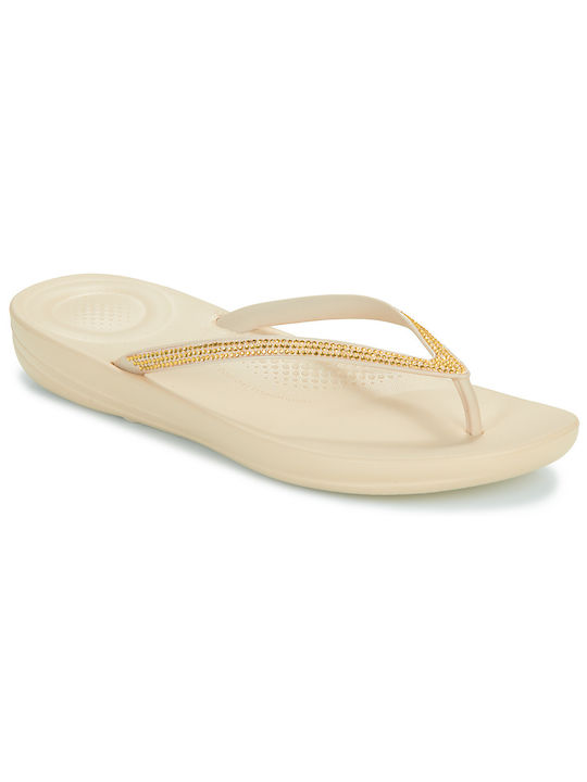 Fitflop Frauen Flip Flops in Beige Farbe