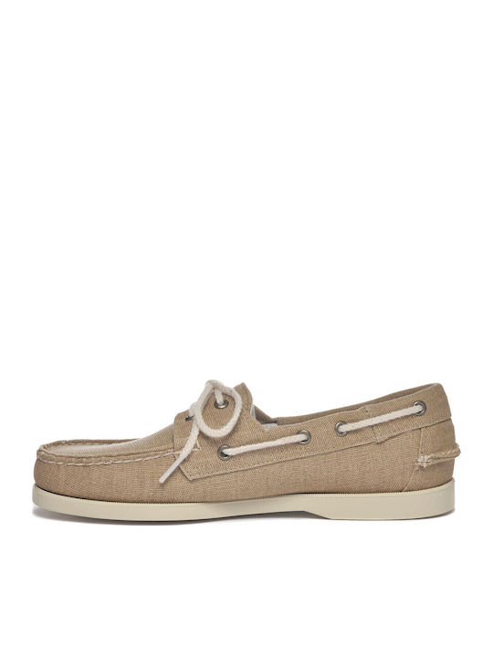 Portland Men's Leather Loafers Beige