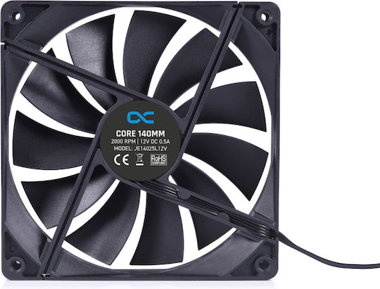 Alphacool 24853 Case Fans 140mm (2000rpm / 103.03cfm) Without LEDs Lighting and Connection 4-Pin PWM