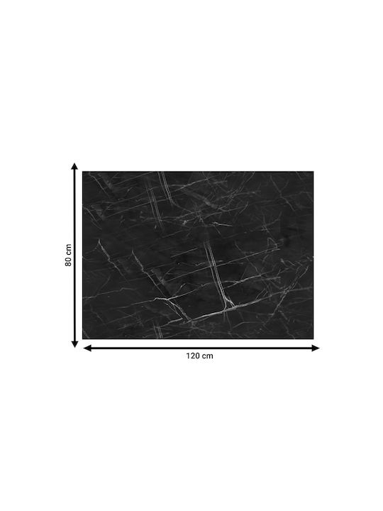 Pakketo Saran Suprafața mesei din Pal Black Marble 120x80cm 310-000030 1buc