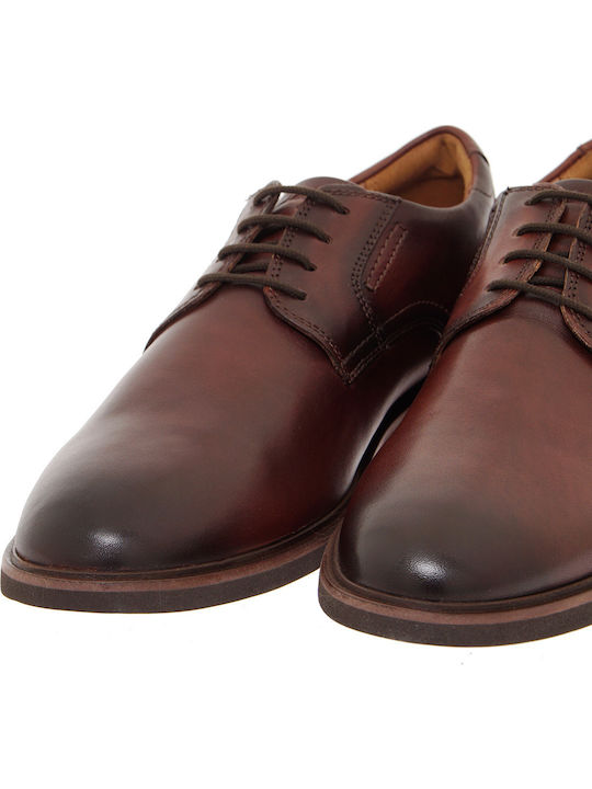 Malwood Men's Leather Casual Shoes Brown