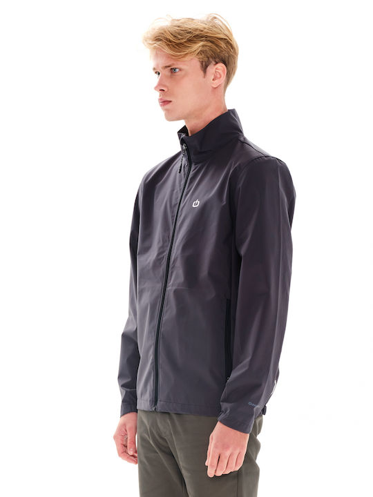 Emerson Herren Jacke Lässig Wasserdicht Ebony