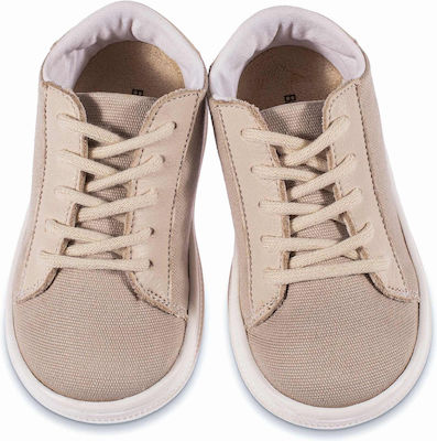 Babywalker Beige Baptism Fabric Sneakers