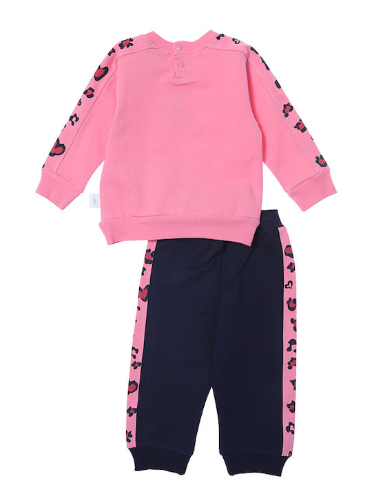 Matoufrance Kinder Sweatpants Set - Jogginganzug Rosa 2Stück