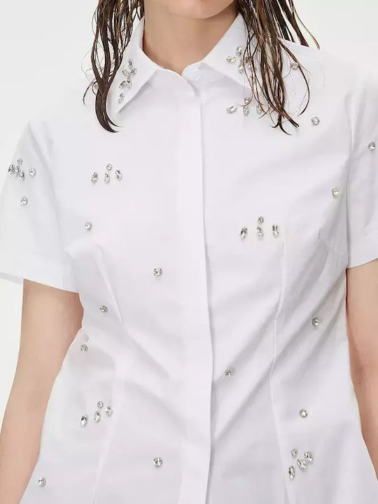 Women's Short Sleeve Shirt White