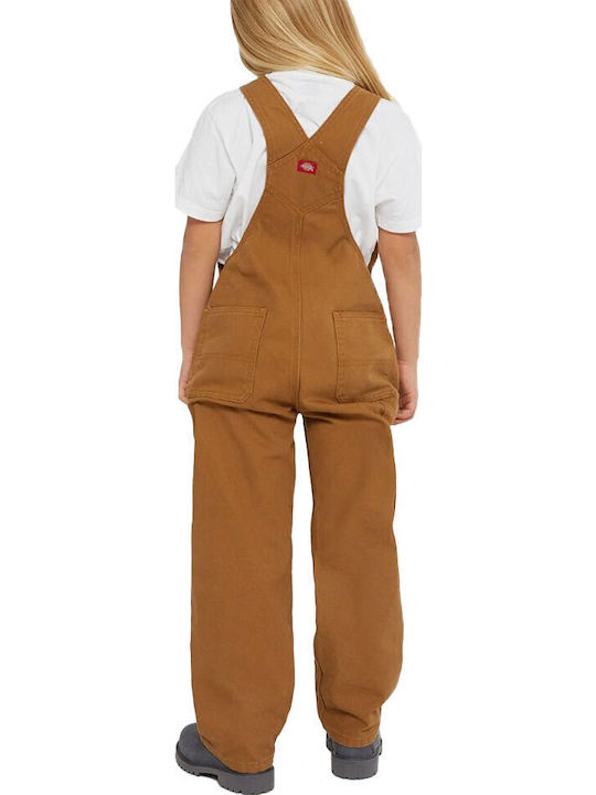 Dickies Duck Canvas Bib Overall Παιδική Τζιν Σαλοπέτα Rinsed Brown Dickies Duck Canvas Bib Overall Παιδική Τζιν Σαλοπέτα Rinsed Brown