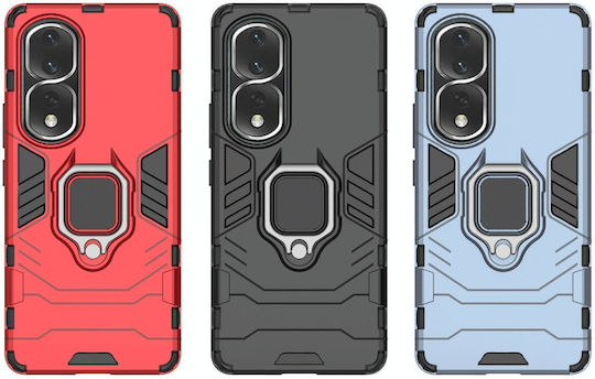80 Pro Shockproof Задна корица Пластмаса / Силикон Магнитен Тъмносин (За Honor 80 Pro (OEM))