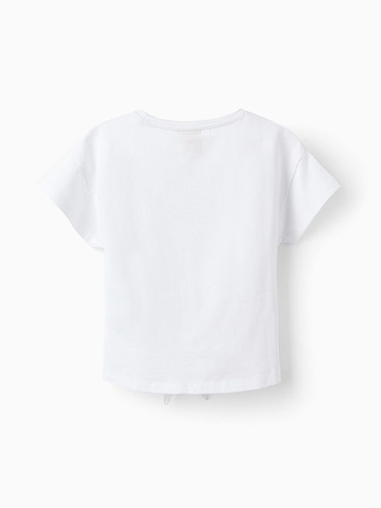 Zippy Kids Blouse Short Sleeve White