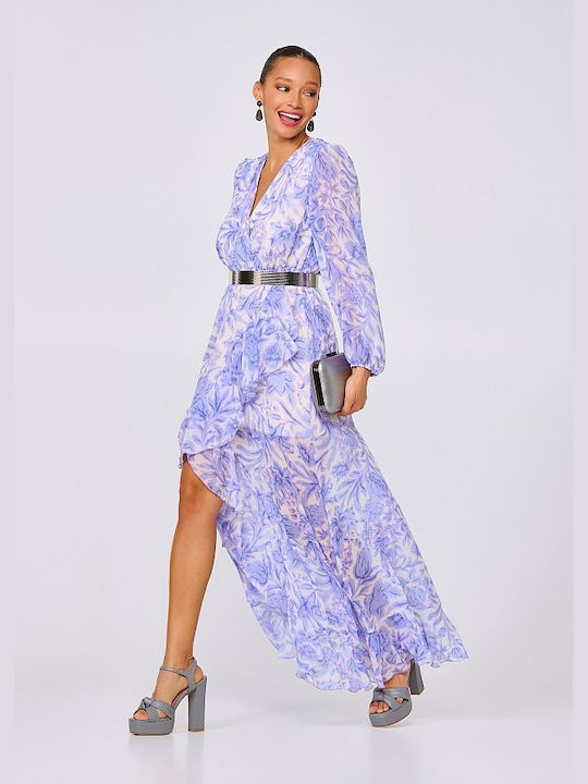 Lynne Maxi Dress Wrap Lilac