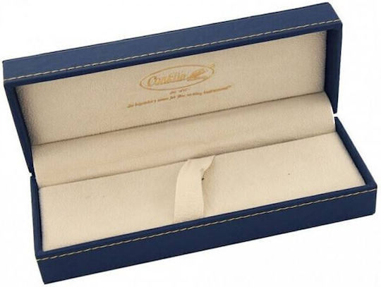 Conklin Conklin Füllfederhalter Set Medium 1.1mm Weiß mit Blauer Tintenfarbe