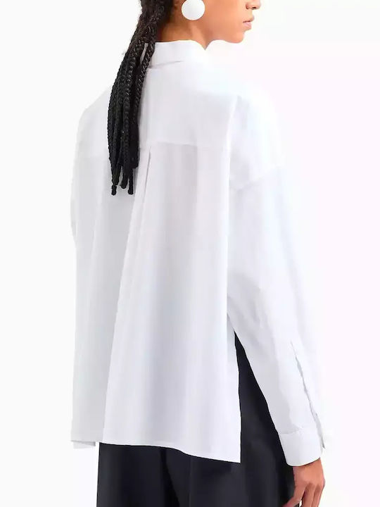 Emporio Armani Women's Long Sleeve Shirt White