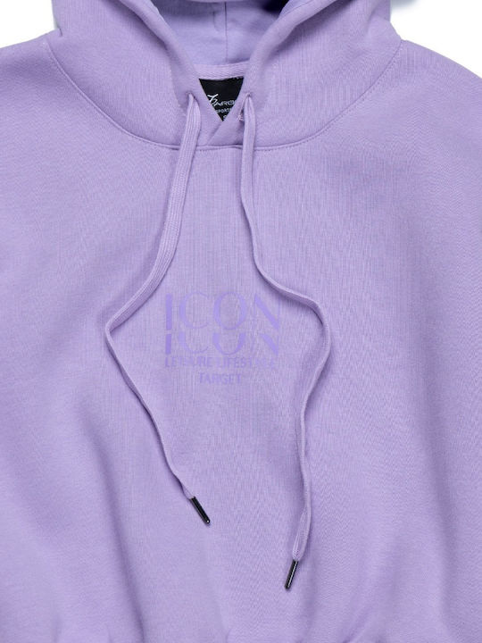 Women's Sweatshirt Hooded Lila