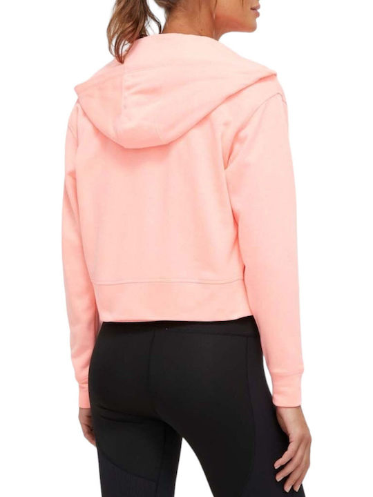 DKNY Women's Hooded Cardigan Coral