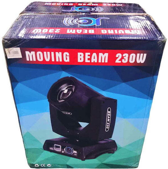 Φωτορυθμικό Beam LED με Ρομποτική Κεφαλή RGBW