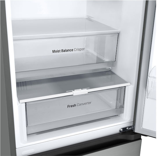 LG Fridge-Freezer 387lt Total NoFrost H203xW59.5xD68.2cm Inox GBV3200DPY