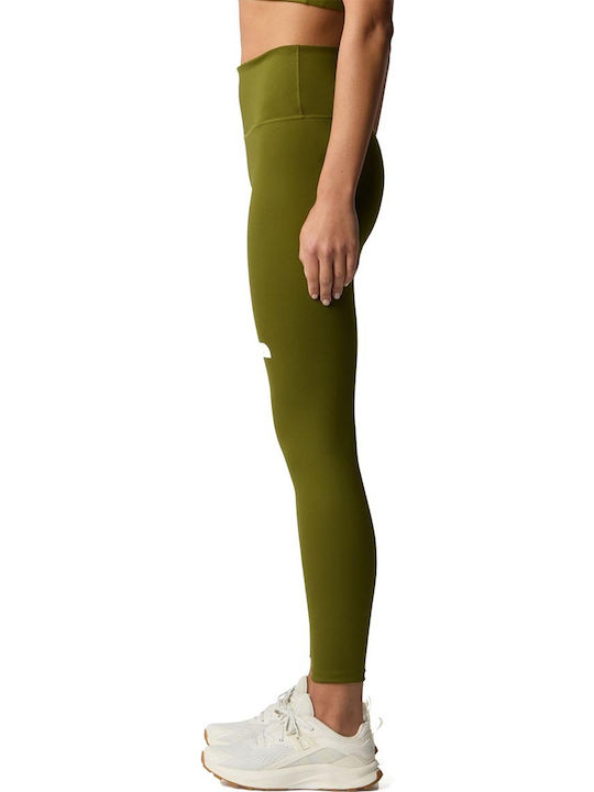 Women's Cropped Training Legging High Waisted Green