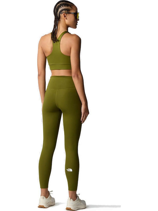 Women's Cropped Training Legging High Waisted Green