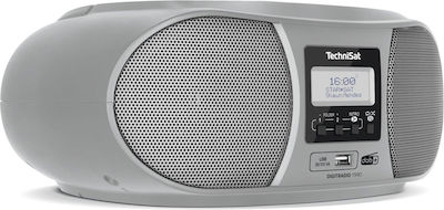 Technisat Φορητό Ηχοσύστημα Digitradio 1990 με Bluetooth / USB / CD / Ραδιόφωνο σε Γκρι Χρώμα