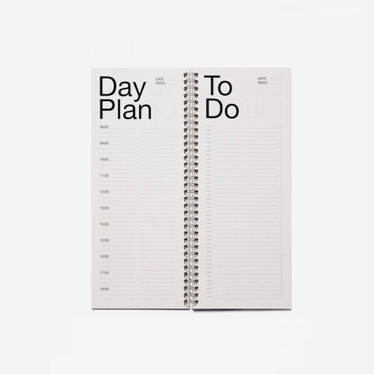 Marjolein Delhaas Notebook 90 Sheets with Blank Pages White