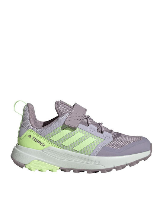 Kids Hiking Shoes Terrex Trailmaker with Velcro Purple