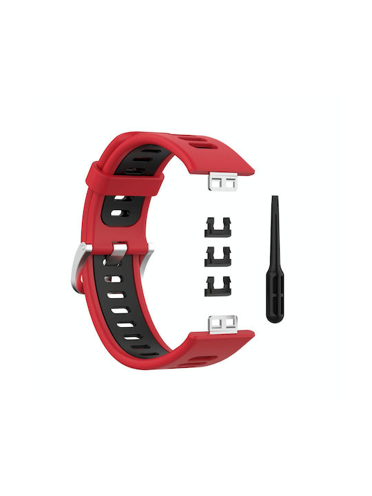Two-color Λουράκι Κόκκινο (Huawei Watch Fit)