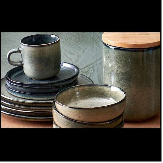 Salt & Pepper Meridian Meridian Teller Suppe Keramik Gray mit Durchmesser 28cm Salt & Pepper Meridian Meridian Teller Suppe Keramik Gray mit Durchmesser 28cm