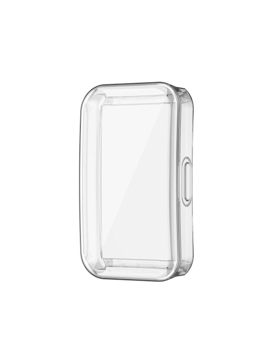 Hat-prince Full Coverage Θήκη Σιλικόνης σε Διάφανο χρώμα για το Huawei Band 8 Huawei Band 8
