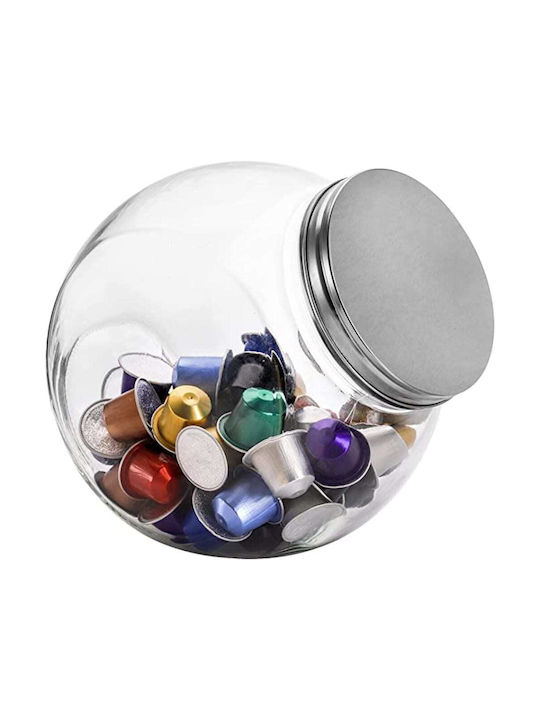 GTSA Vase General Use with Lid Glass Transparent 4500ml